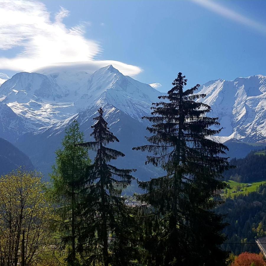 Appartement Saint Gervais Les Bains Vue Imprenable Mont Blanc Екстериор снимка