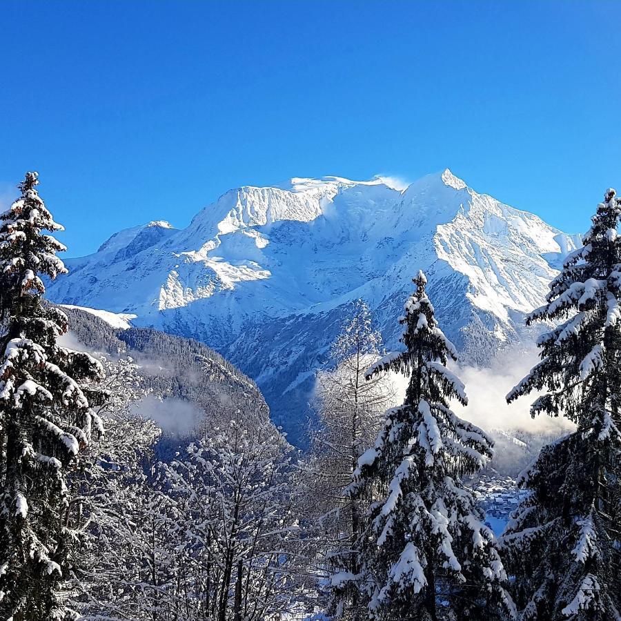 Appartement Saint Gervais Les Bains Vue Imprenable Mont Blanc Екстериор снимка